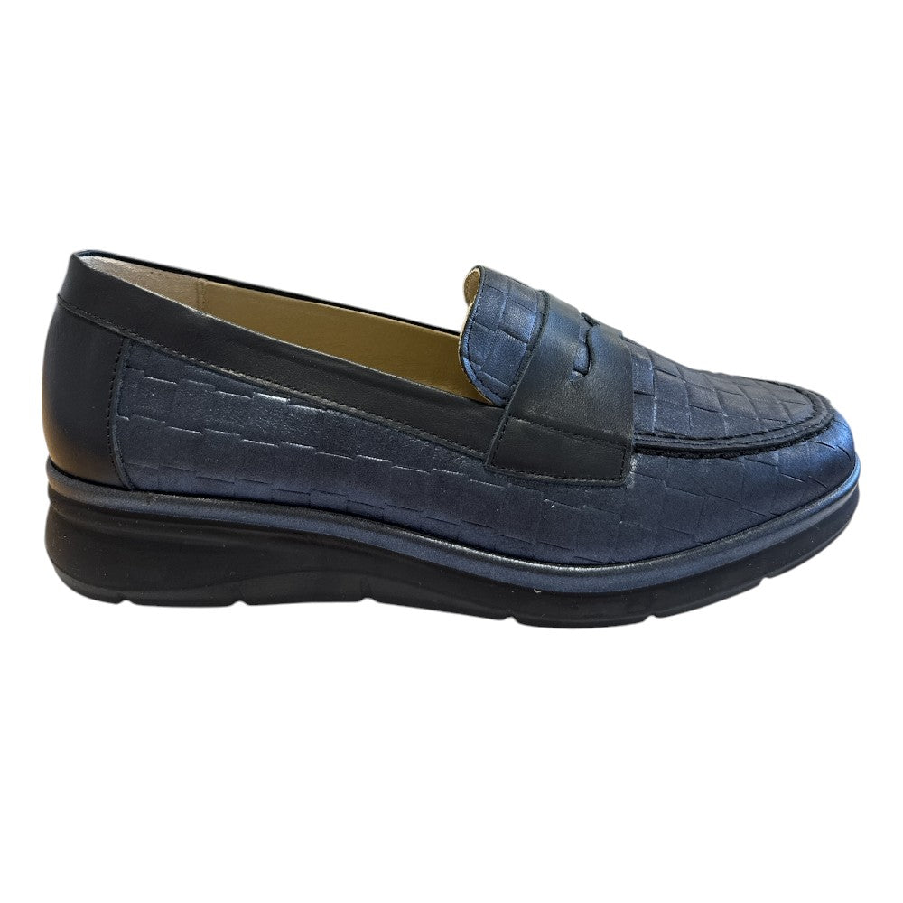 Pitillos 11.020 Navy Leather Loafers