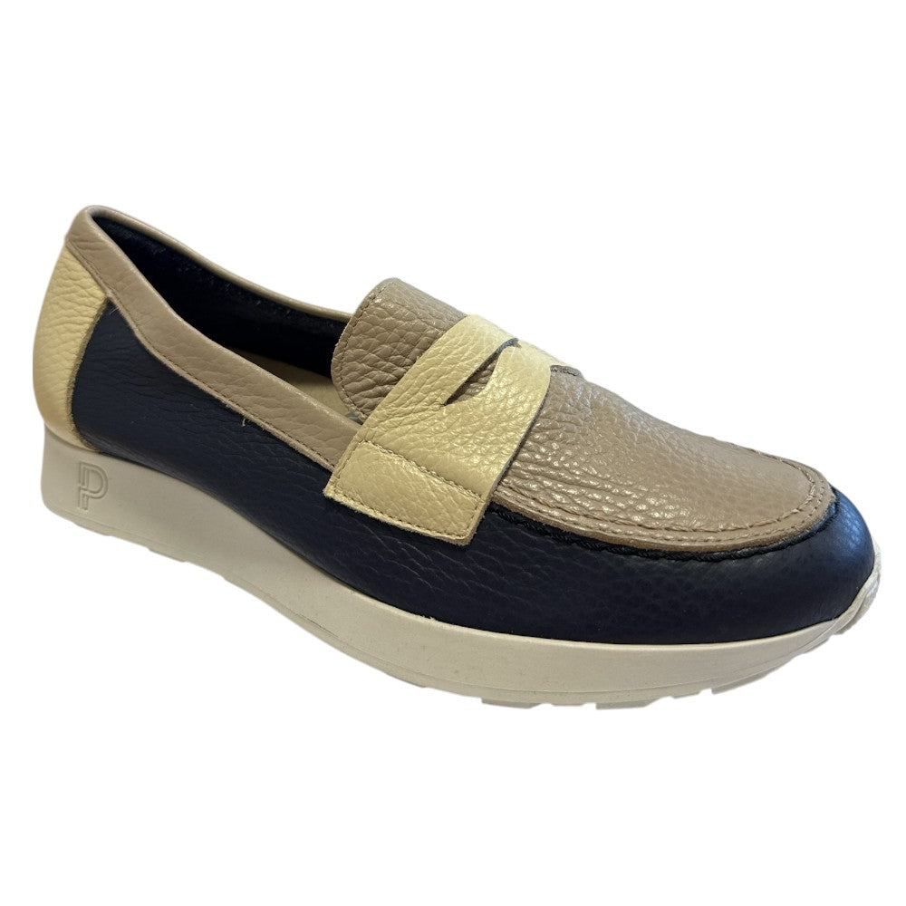 Pitillos 11.100 Navy Leather Loafers