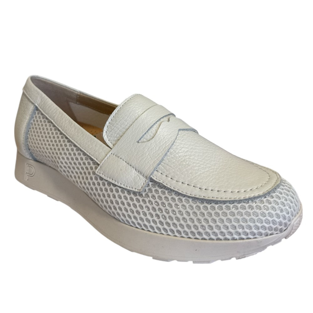 Pitillos 11.105 White Leather Loafers