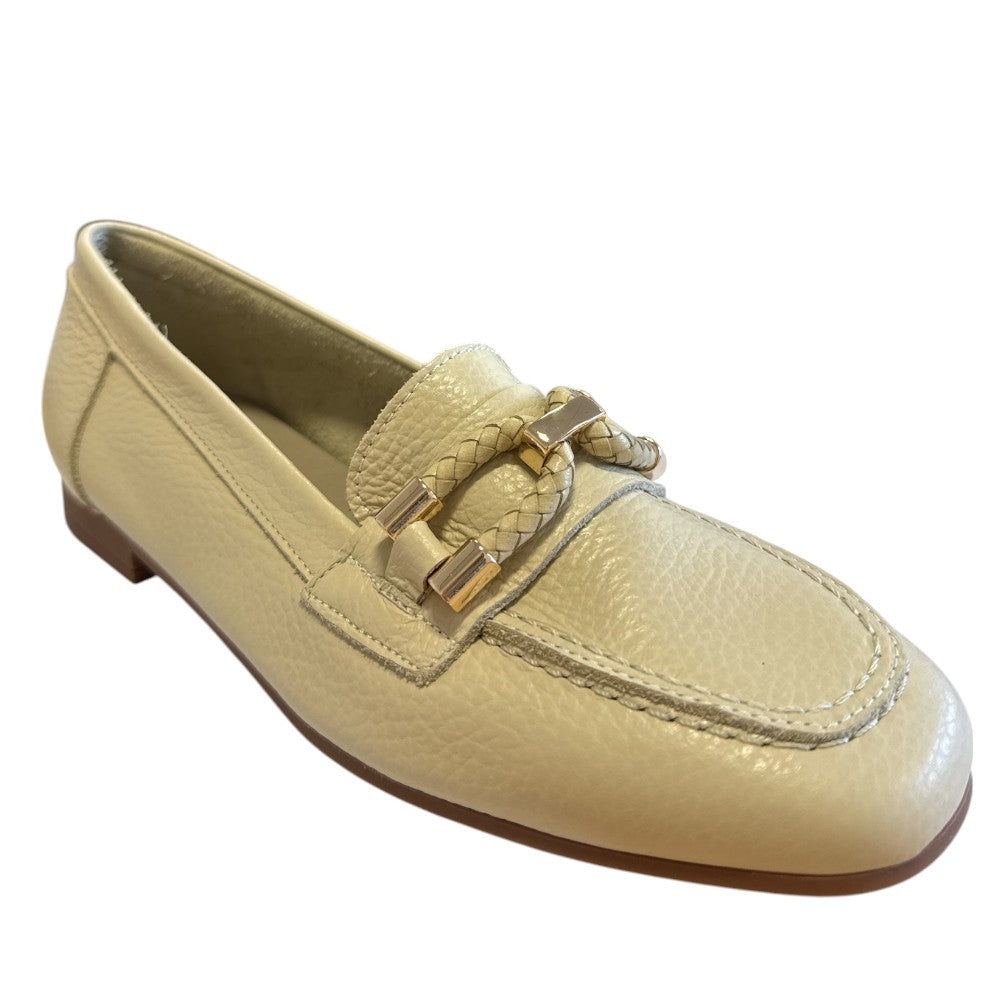 Pitillos 11.140 Cream Leather Loafers
