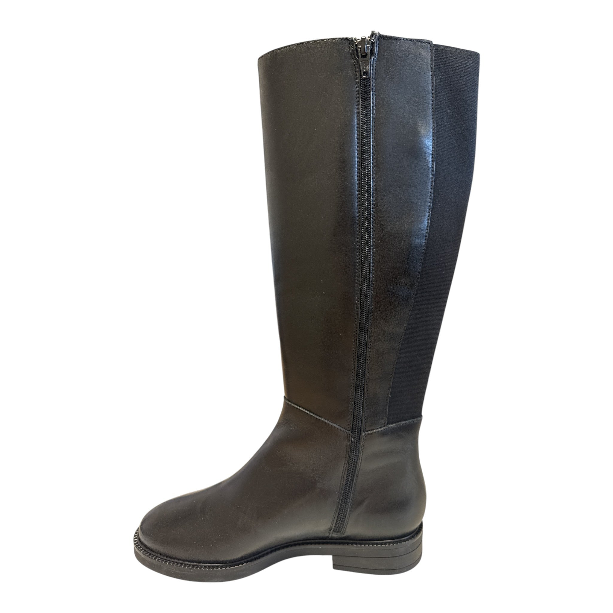 Pitilos Black Leather Knee-High Boots 11.585