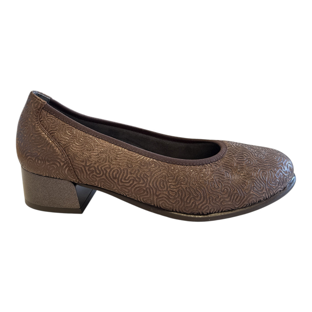 Pitillos Brown Heeled Pumps 11.633