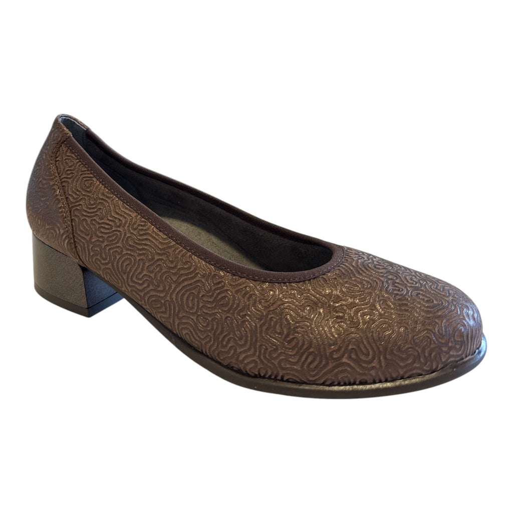 Pitillos Brown Heeled Pumps 11.633