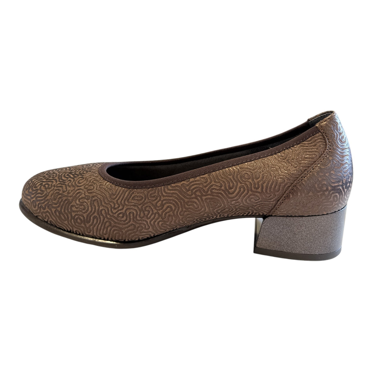 Pitillos Brown Heeled Pumps 11.633