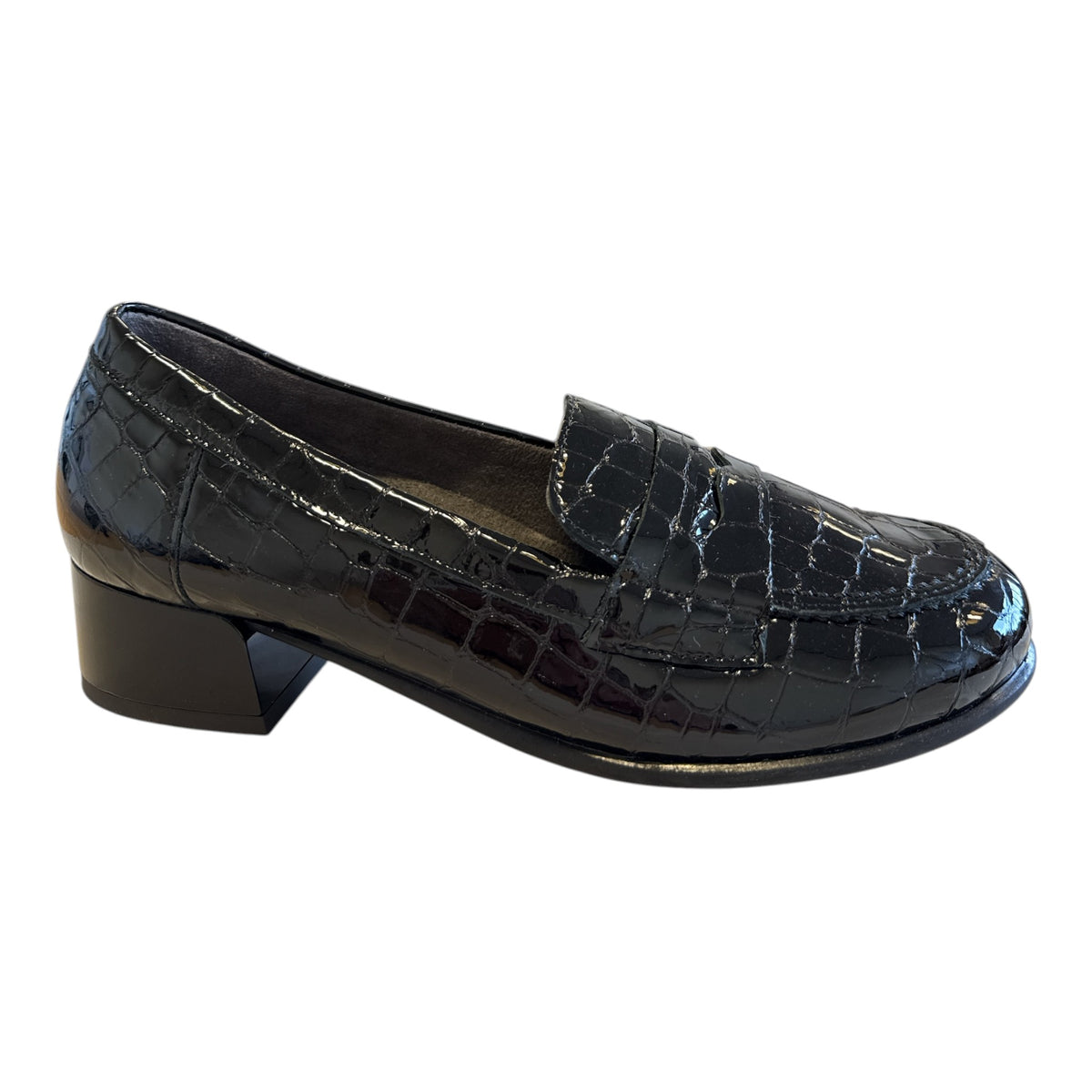 Pitillos Black Patent Loafers 11.634