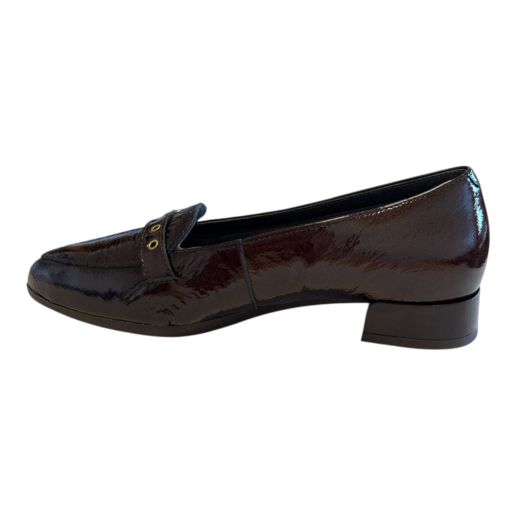 Pitillos Brown Patent Pointed Toe Loafers 11.670