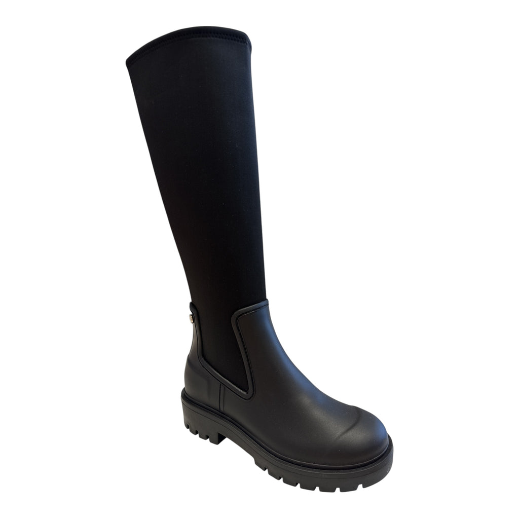 Xti Black Knee-High Rain Boots 146003