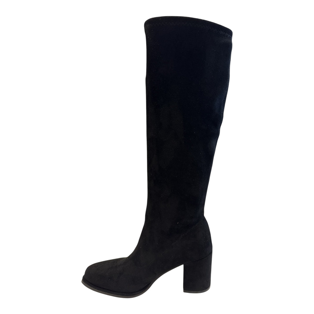 Xti Black Knee-High Sock Boots 146078