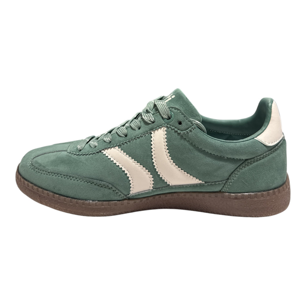 Xti Green Retro Trainers 146125