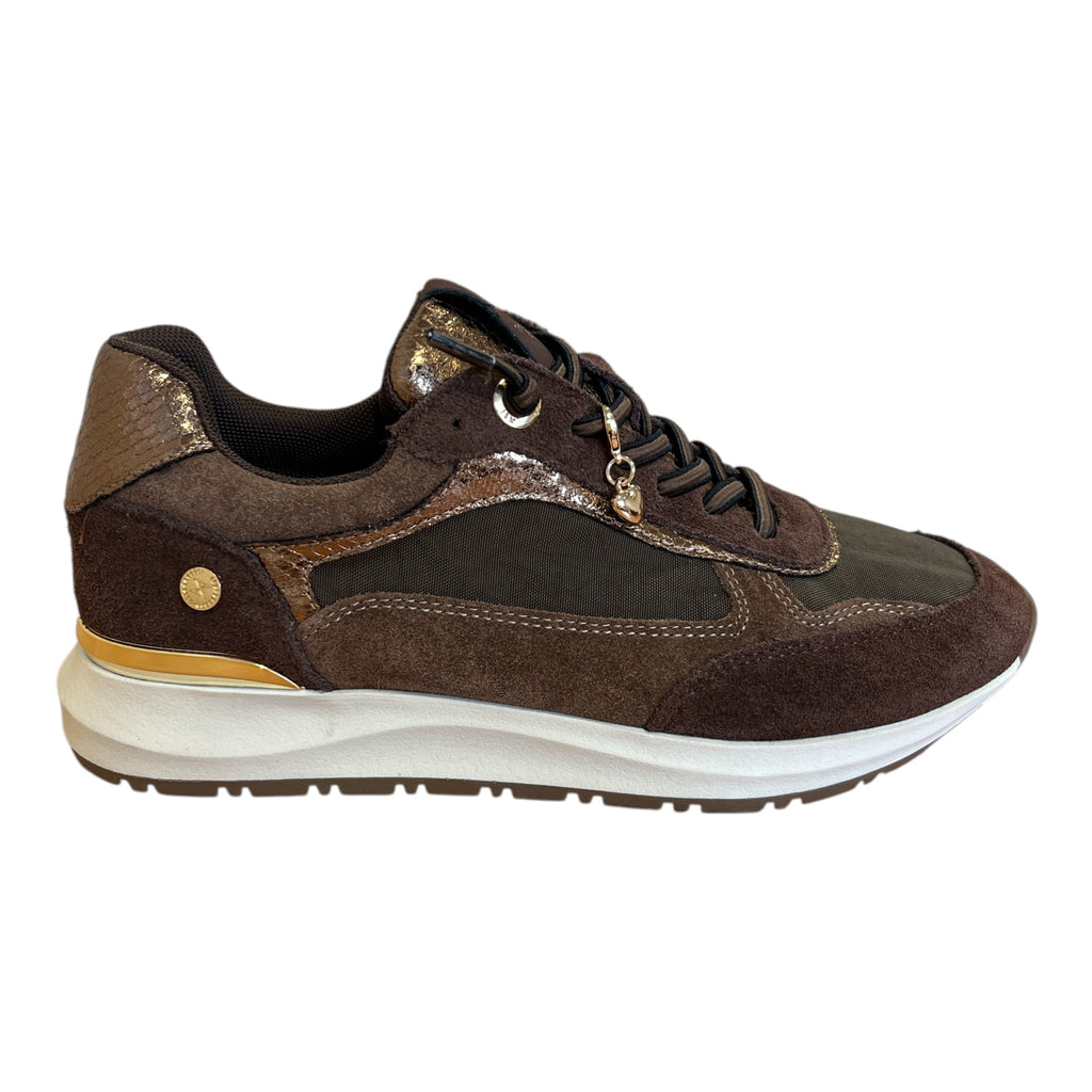 Xti Brown Slip-On Trainers 146138