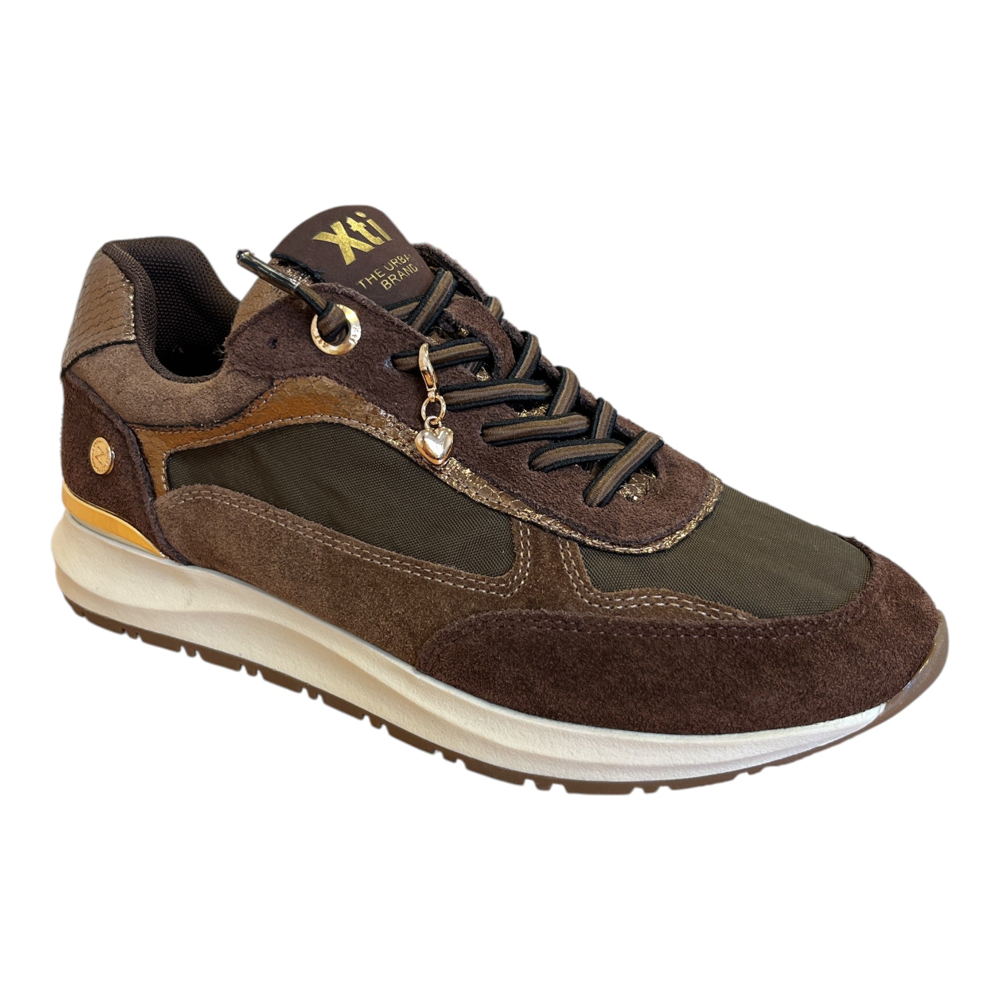 Xti Brown Slip-On Trainers 146138