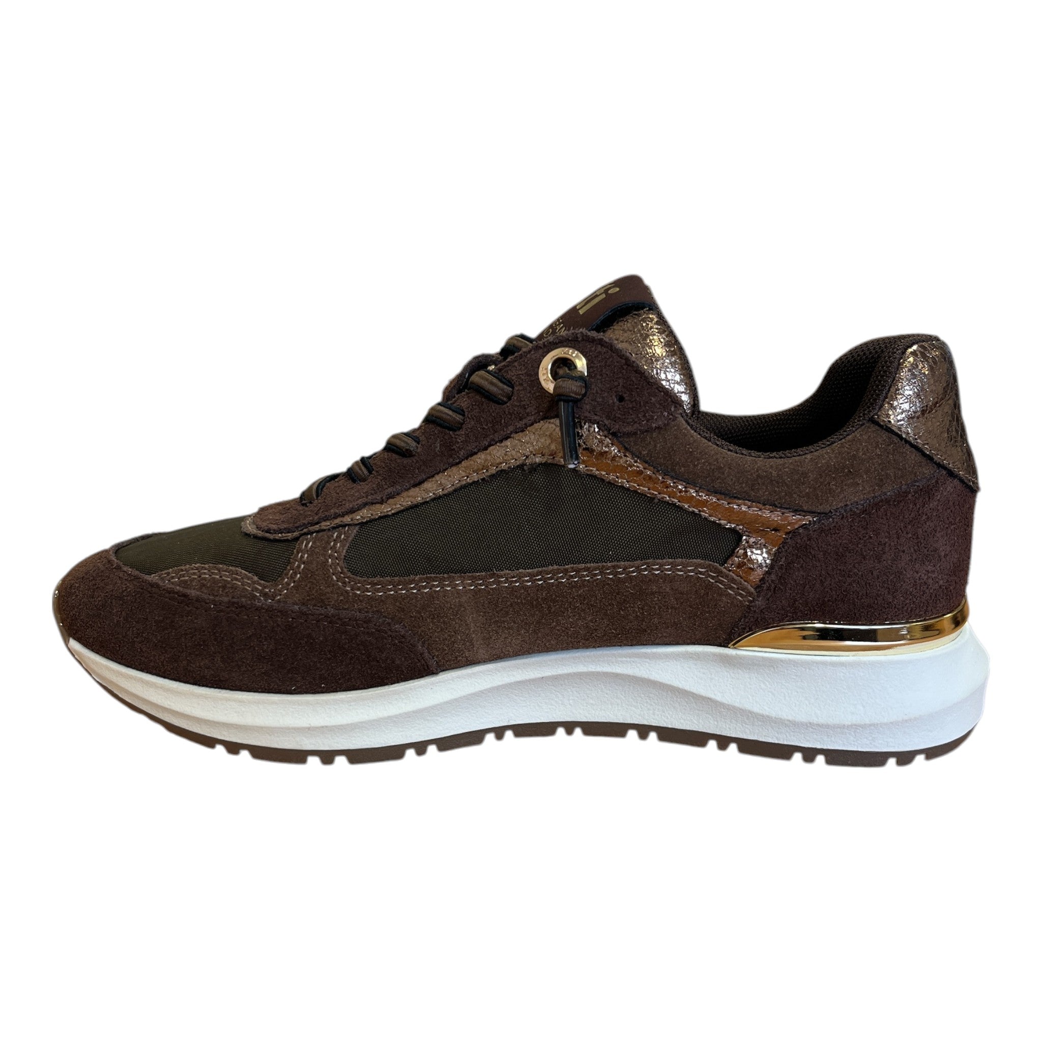 Xti Brown Slip-On Trainers 146138