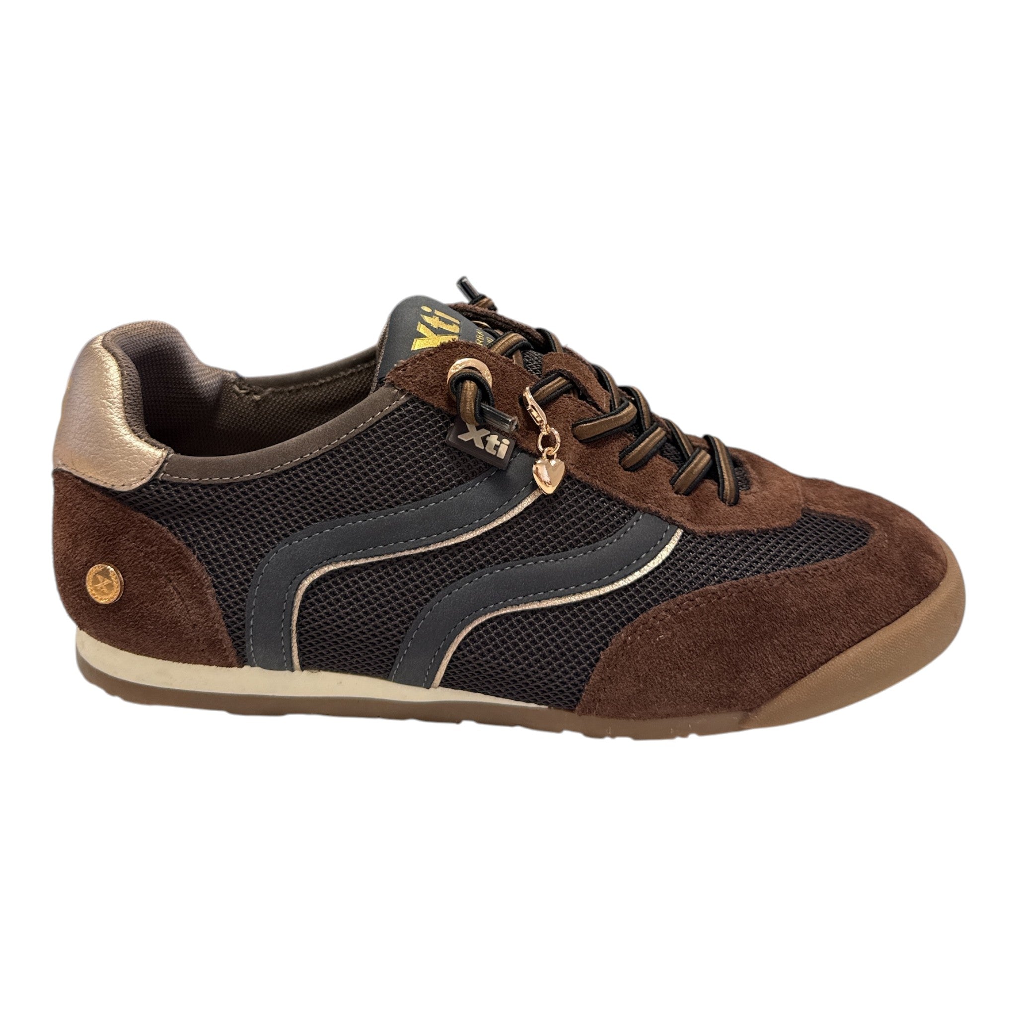 Xti Brown Slip-On Trainers 146156
