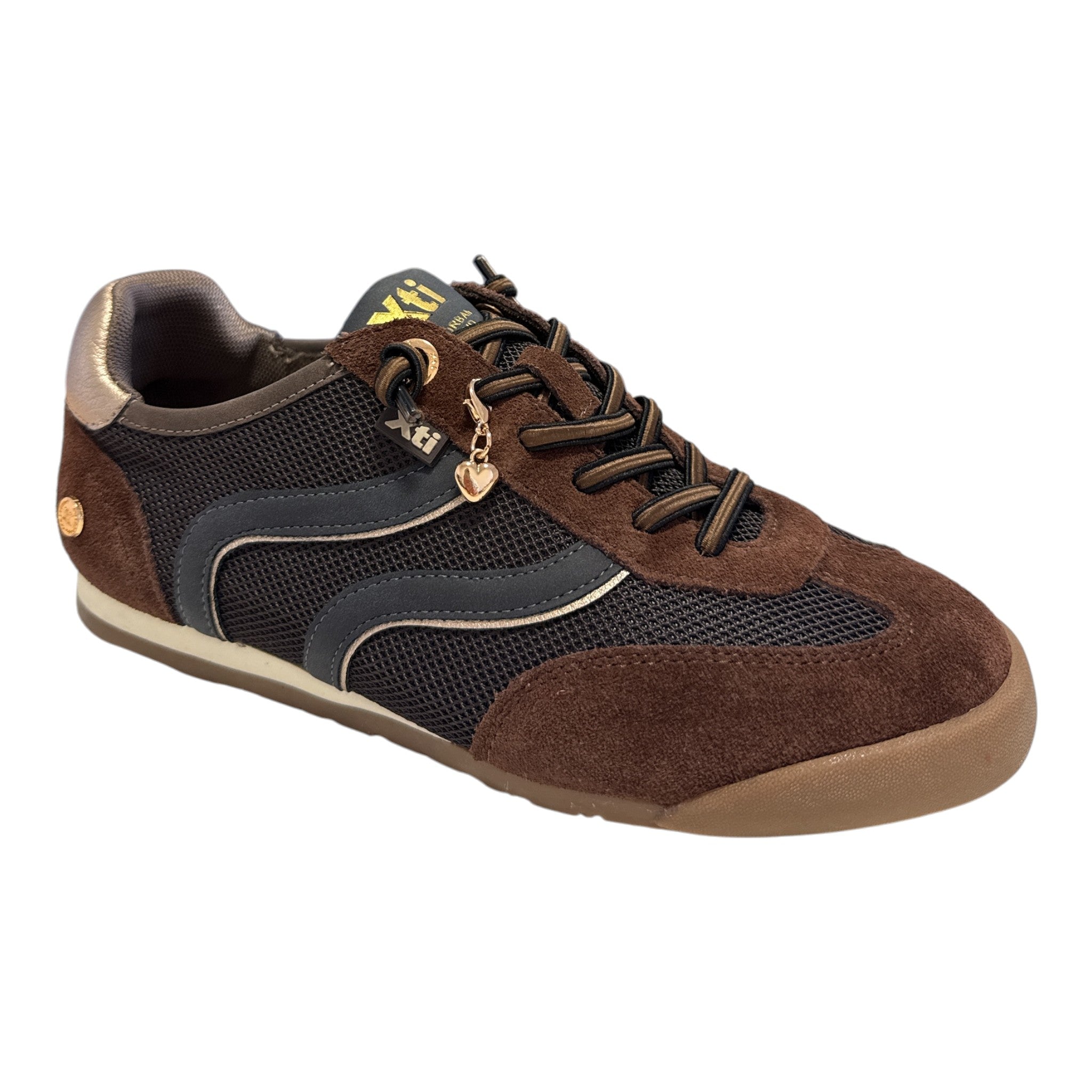 Xti Brown Slip-On Trainers 146156