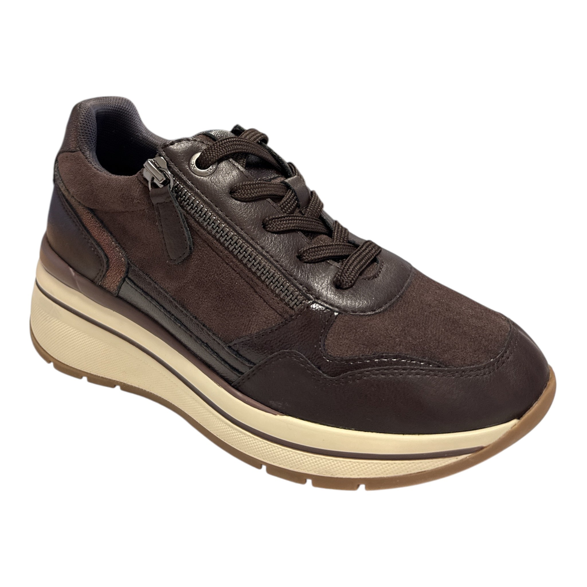 Xti Brown Trainers 146169