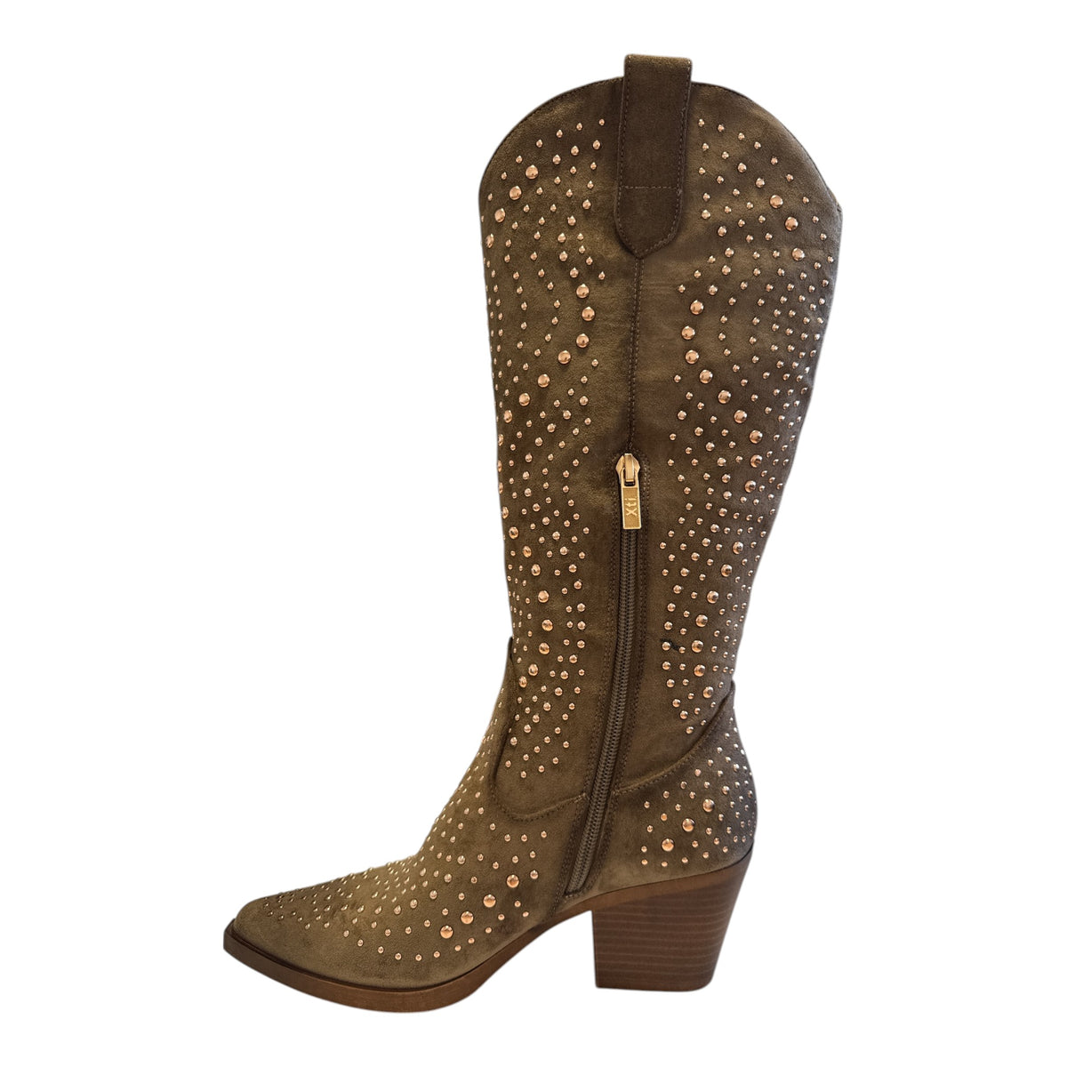 Xti Taupe Cowboy Boots 146193