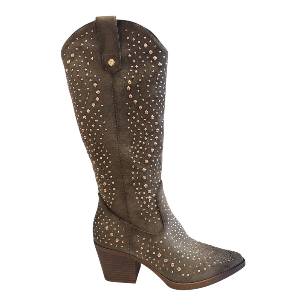 Xti Taupe Cowboy Boots 146193