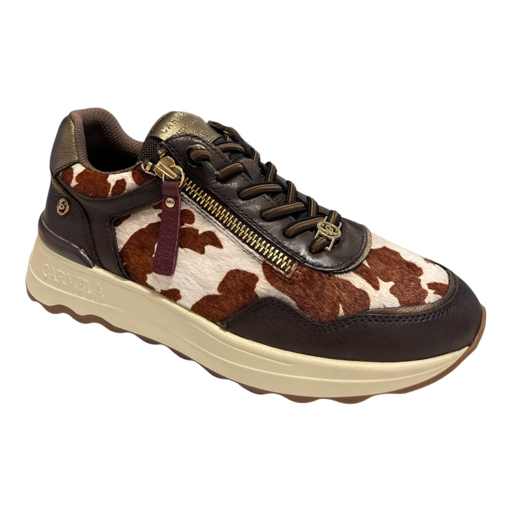 Carmela Cowprint Trainers 164360