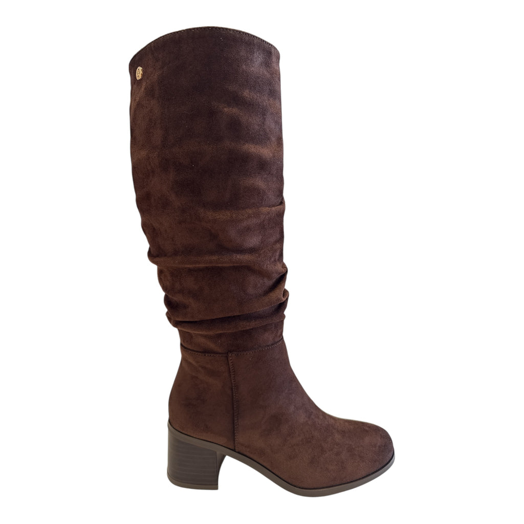 Xti Brown Knee-High Boots 146530