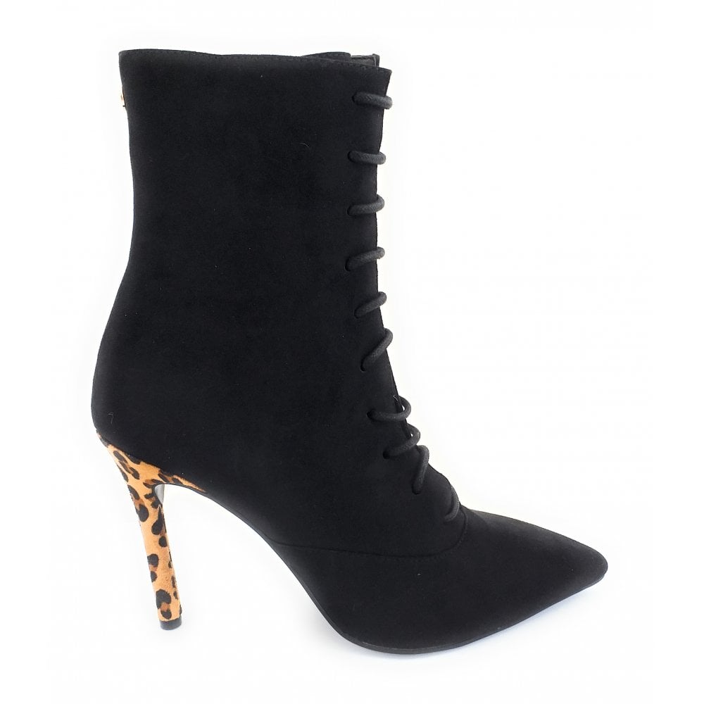 Ravel Black Havana Stiletto Heel Boots