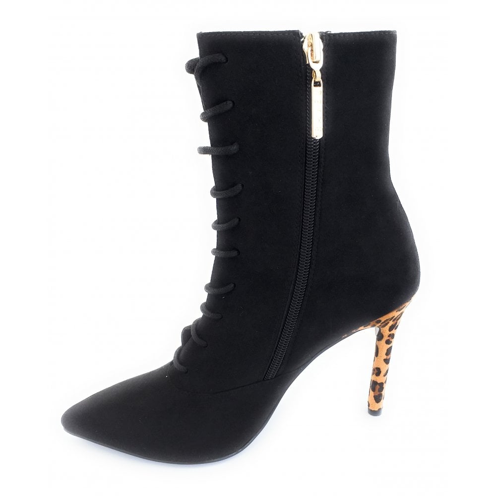 Ravel Black Havana Stiletto Heel Boots