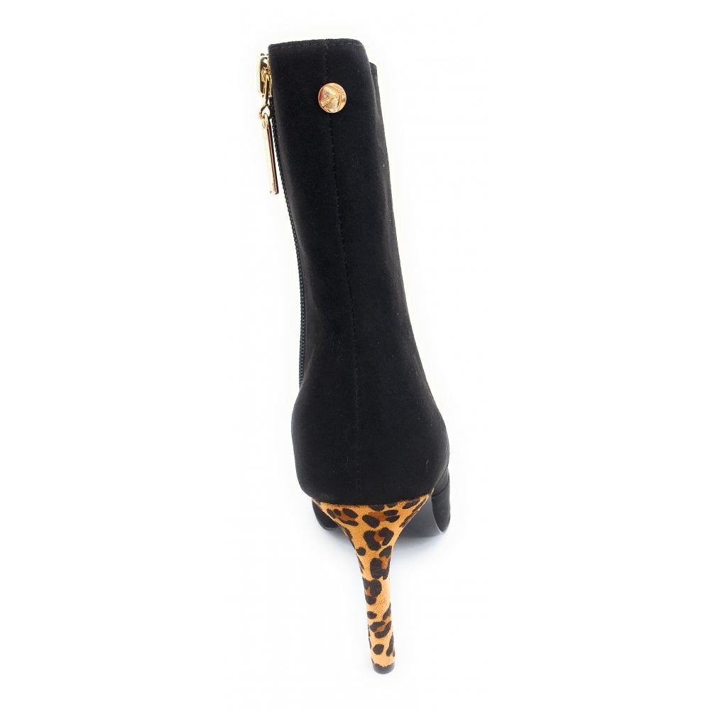 Ravel Black Havana Stiletto Heel Boots