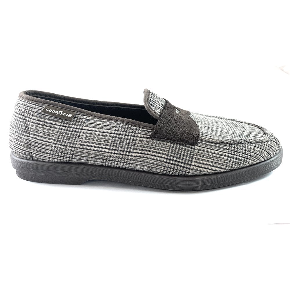 Stafford Brown Mens Slippers