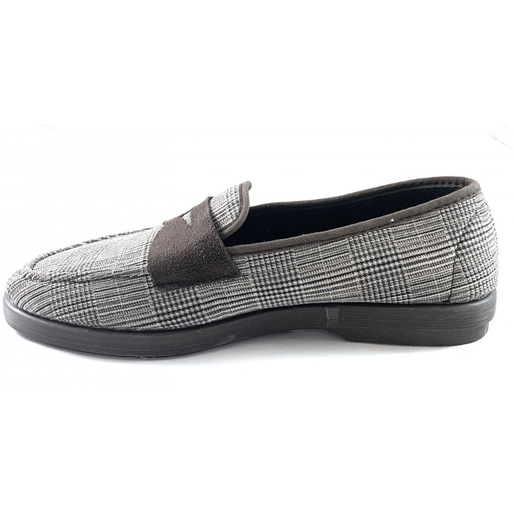 Stafford Brown Mens Slippers