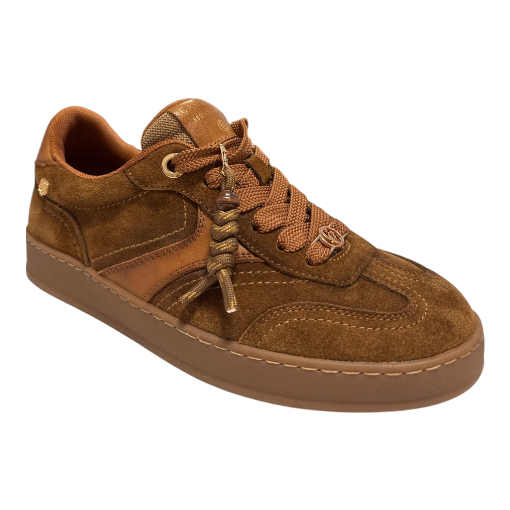 Carmela Tan Suede Trainers 164372