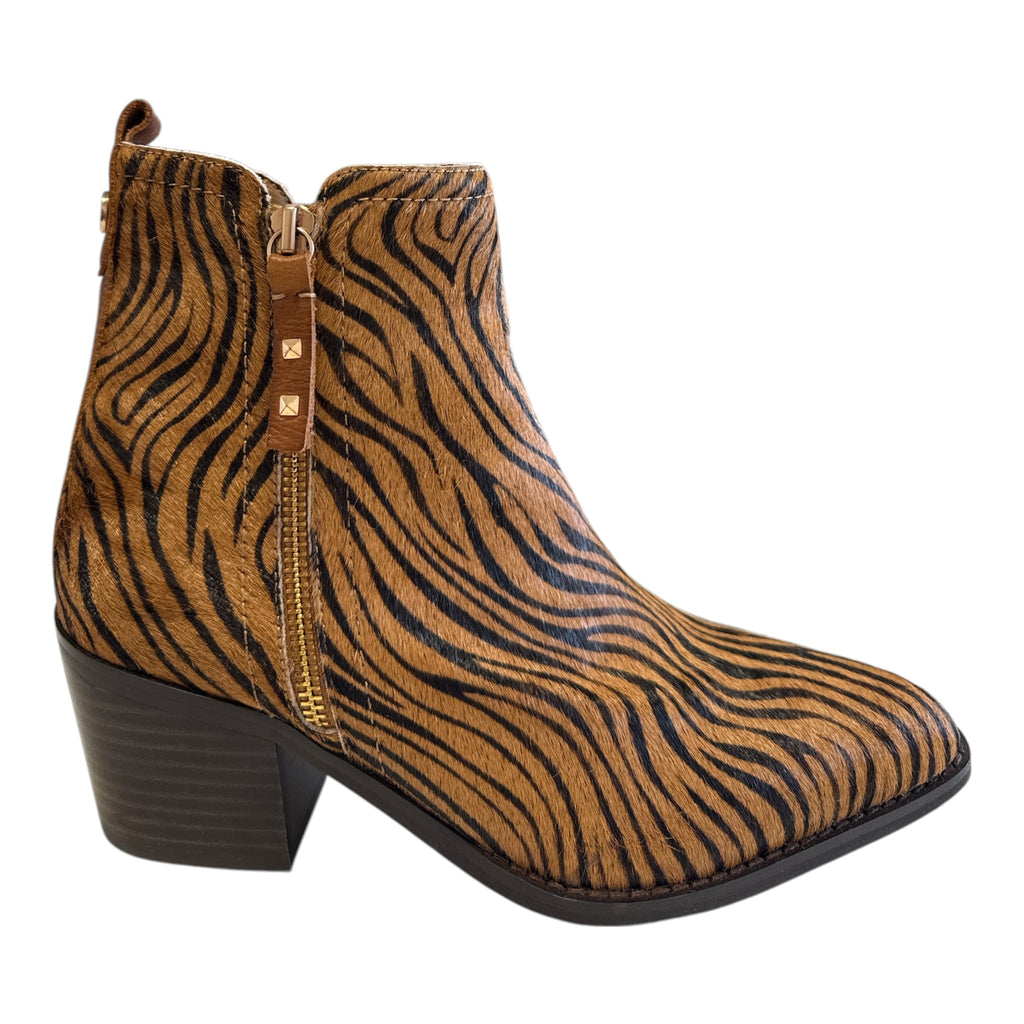 Carmela Tiger Print Ankle Boots 164386