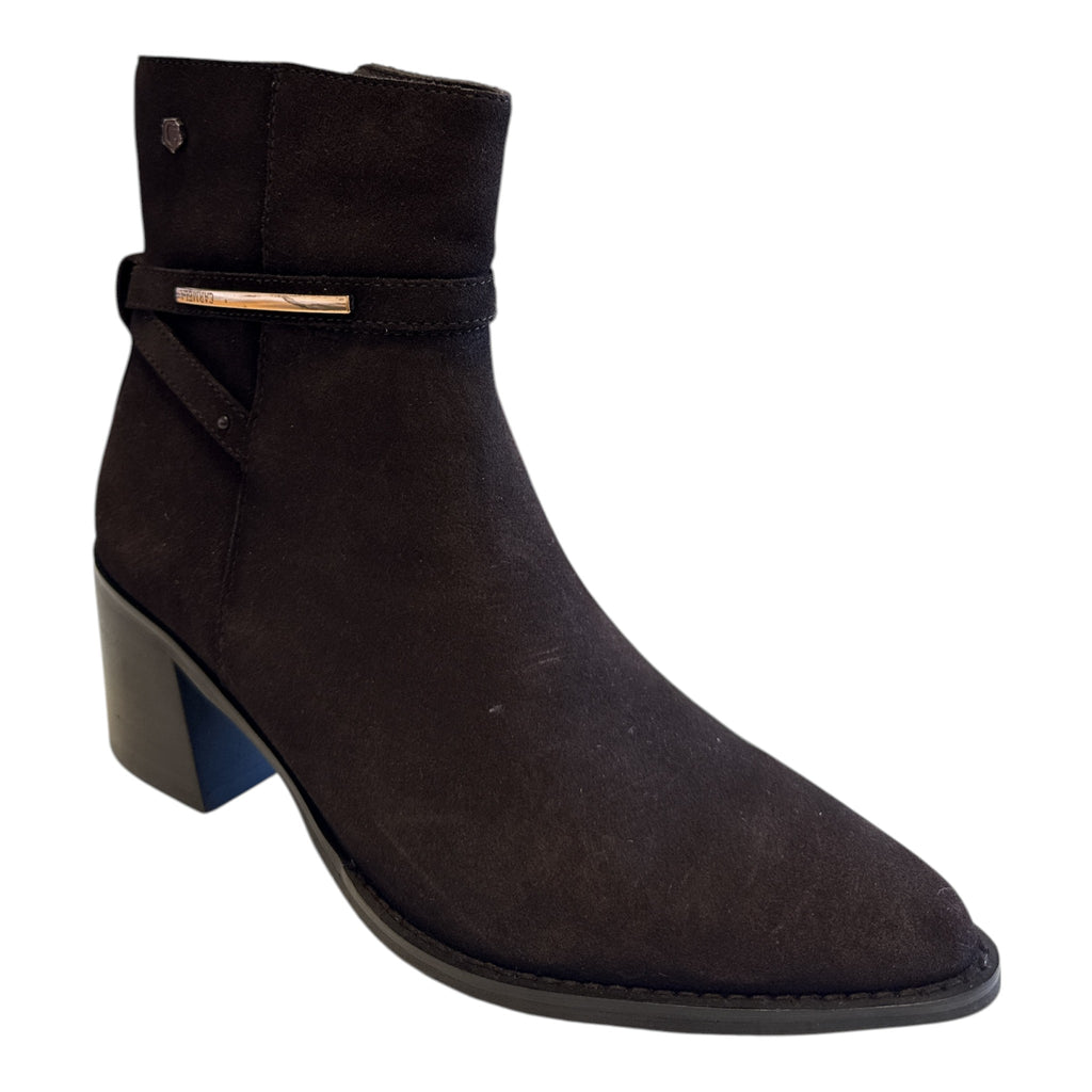 Carmela Brown Suede Ankle Boots 164398