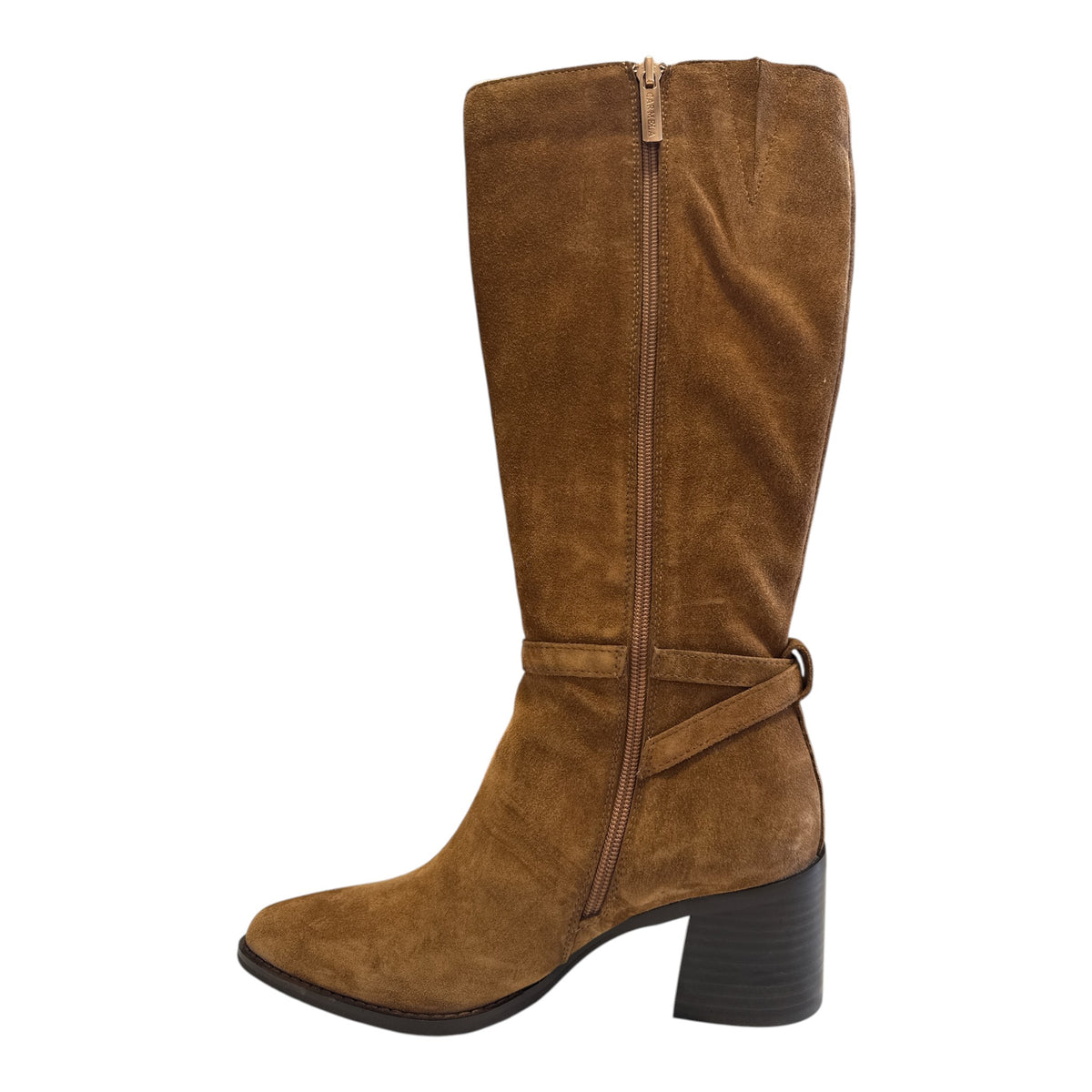 Carmela Tan Suede Knee-High Boots 164399