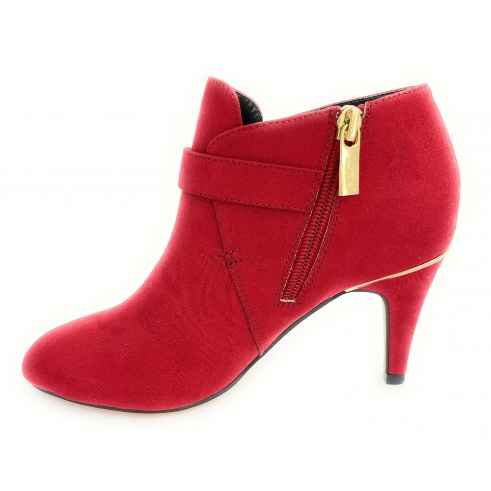 Lotus Summer Red Shoe Boots