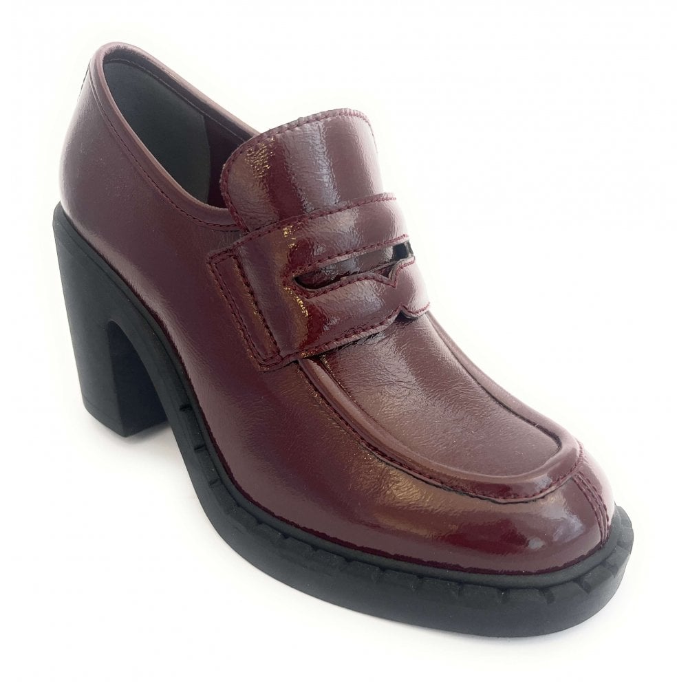 Bugatti Malea Bordo Patent Heeled Loafers