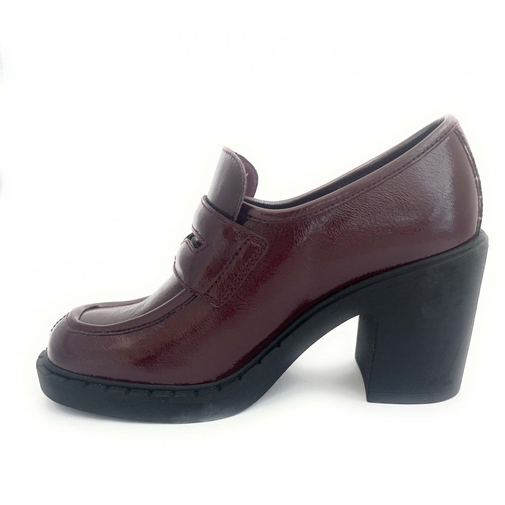 Bugatti Malea Bordo Patent Heeled Loafers
