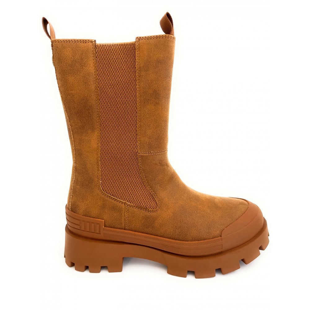Marco Tozzi Tan Mid Calf Boots