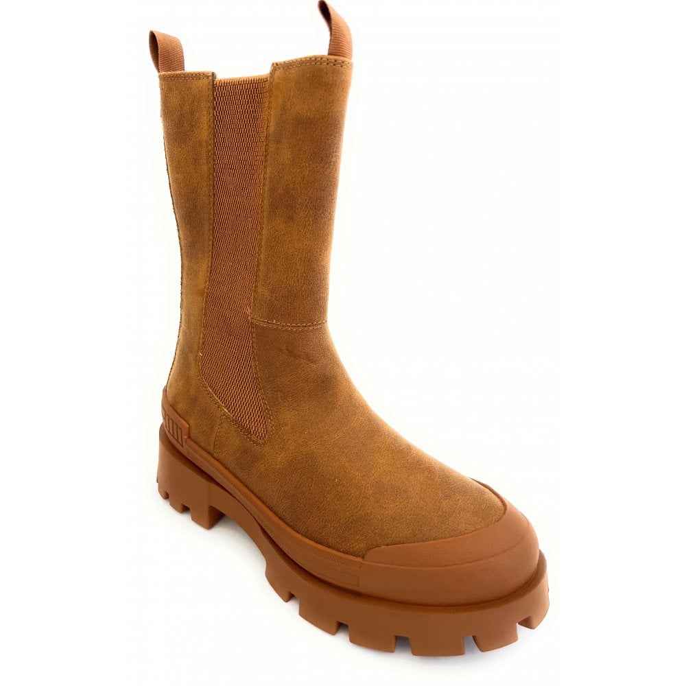 Marco Tozzi Tan Mid Calf Boots