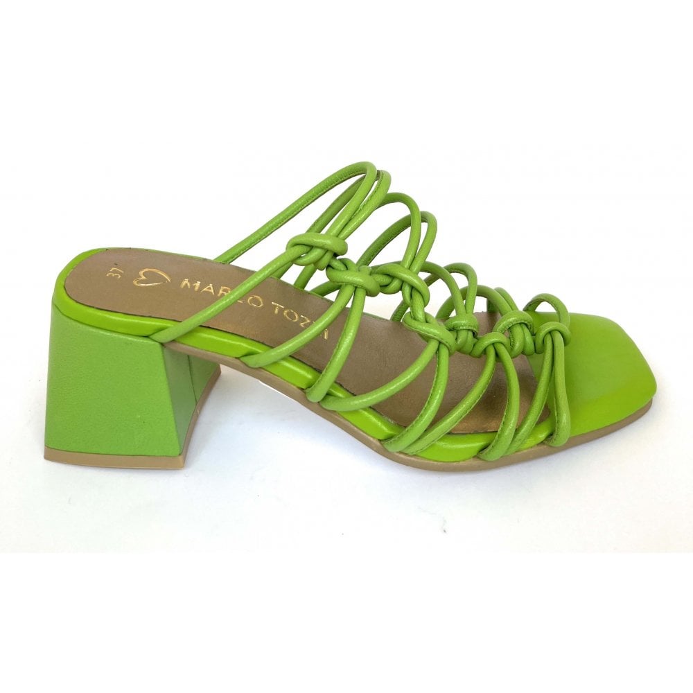 Marco Tozzi Apple Green Mule Sandals