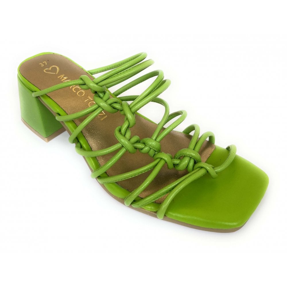 Marco Tozzi Apple Green Mule Sandals