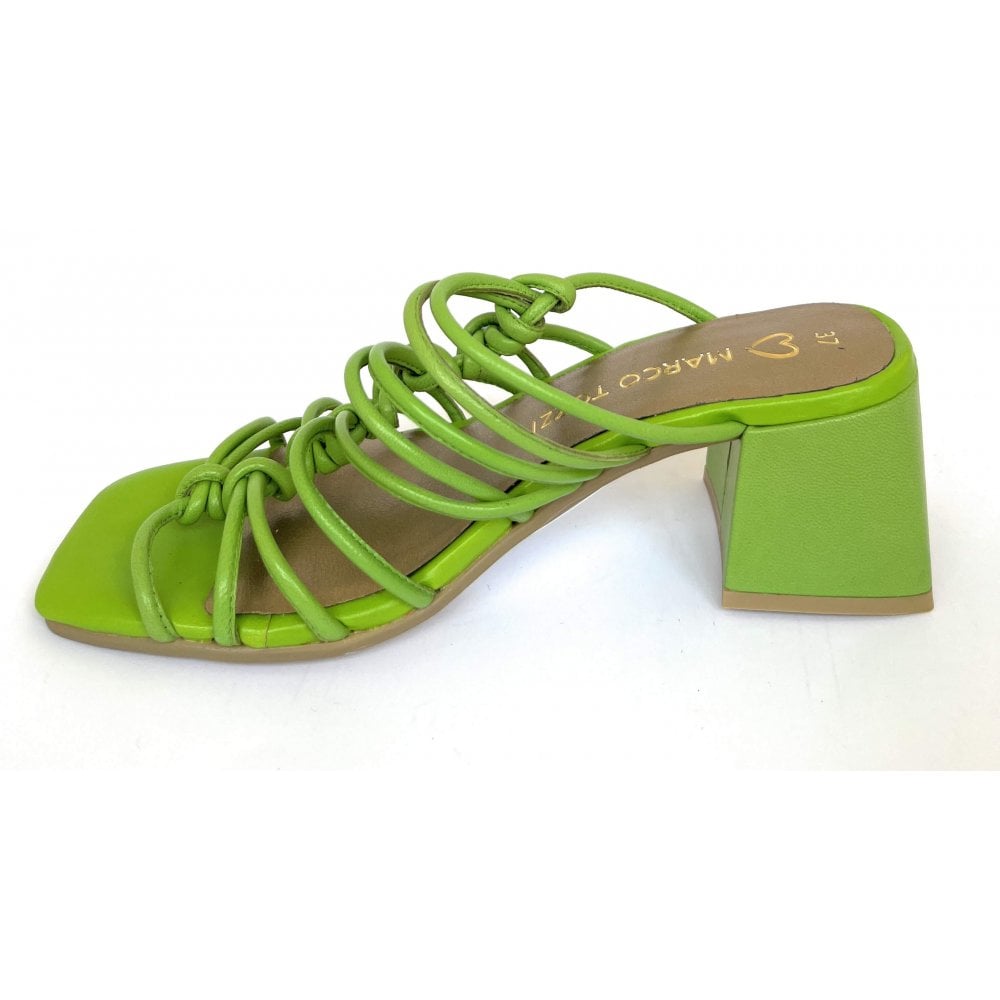 Marco Tozzi Apple Green Mule Sandals
