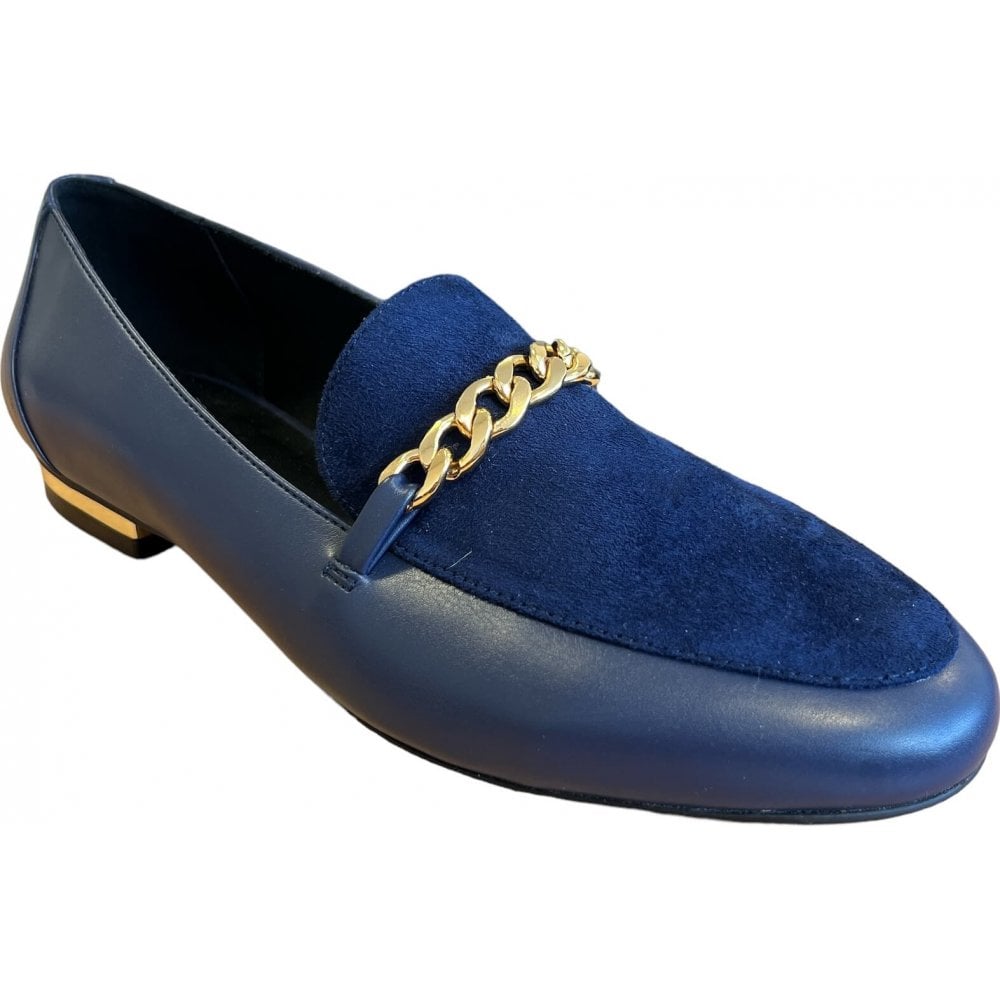 Lotus Esmerelda Navy Loafers