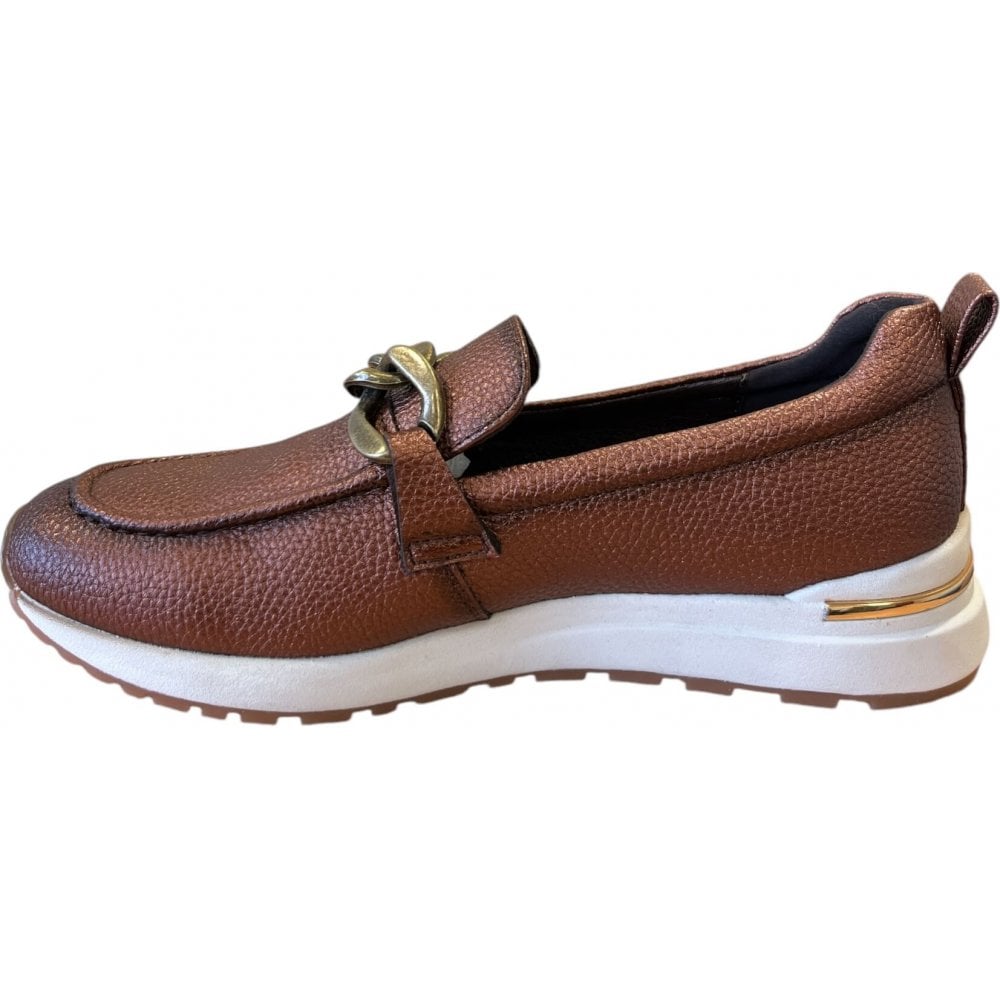 Xti Bronze Casual Loafers