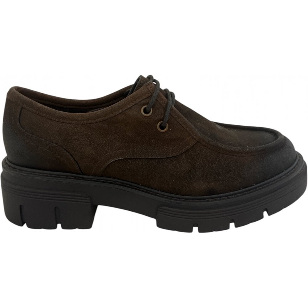 Marco Tozzi Brown Lace-Up Shoes