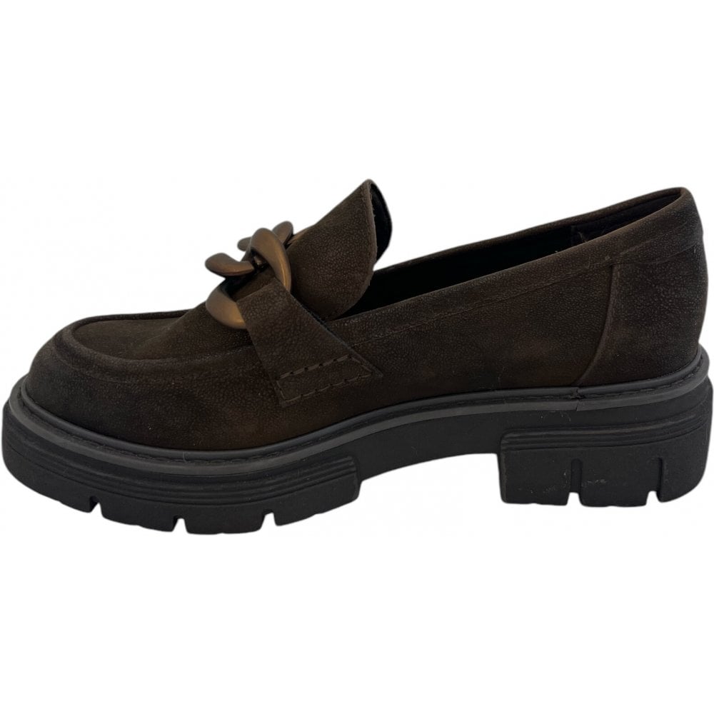 Marco Tozzi Brown Chunky Loafers
