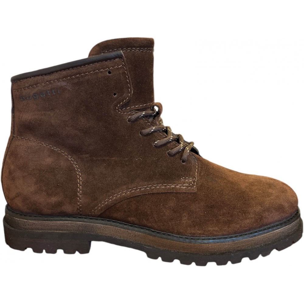 Bugatti Marc Mens Dark Brown Wide Fit Boots