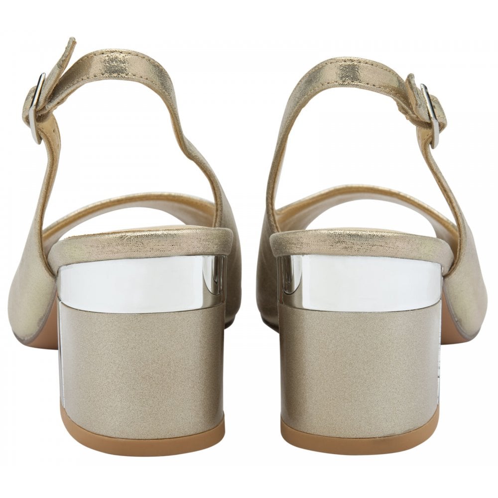 Lotus Mirella Silver Heeled Sandals