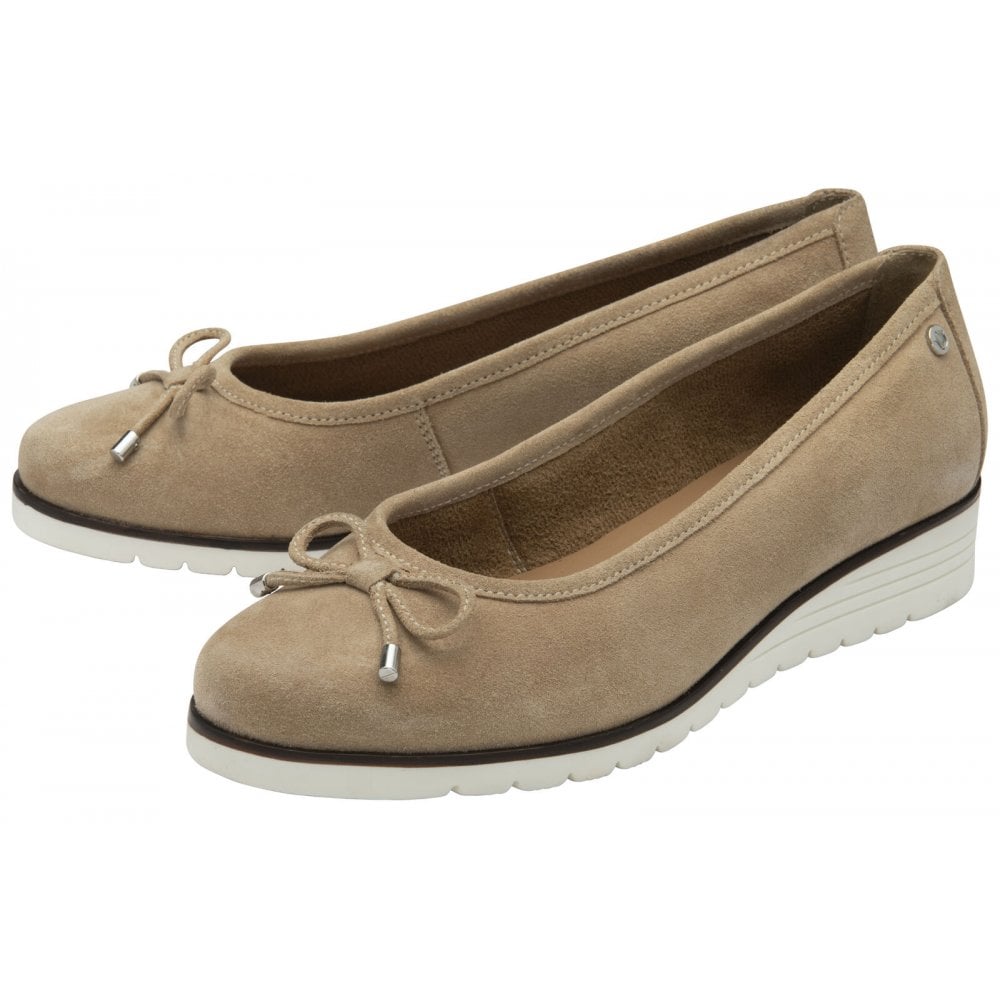 Lotus Fernanda Natural Ballerina Pump Wedges