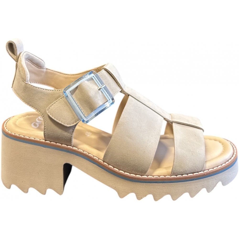 Ara Paris Beige Heeled Sandals