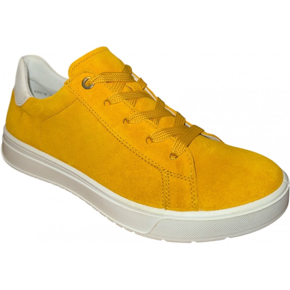 Ara Rom Yellow Suede Trainers