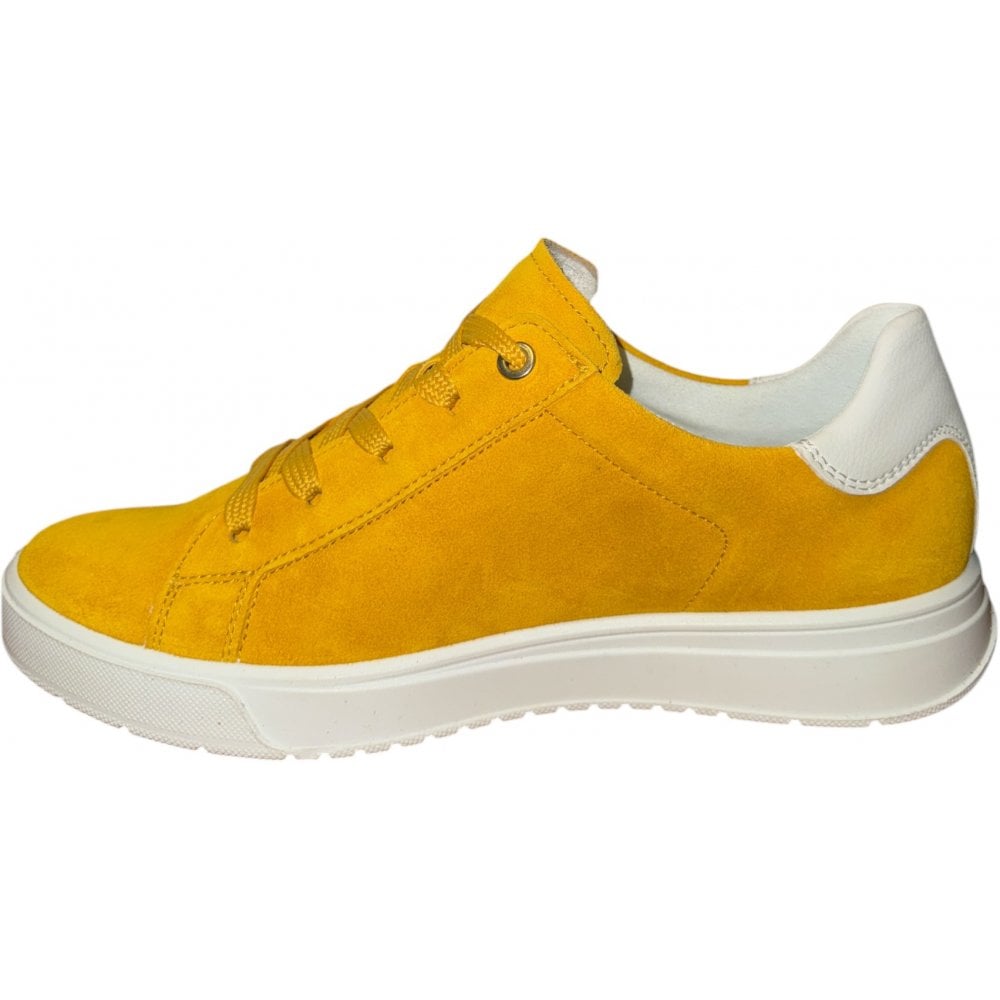 Ara Rom Yellow Suede Trainers